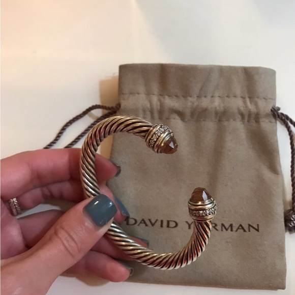 David Yurman 7mm Morganite bracelet - Picture 5 of 6